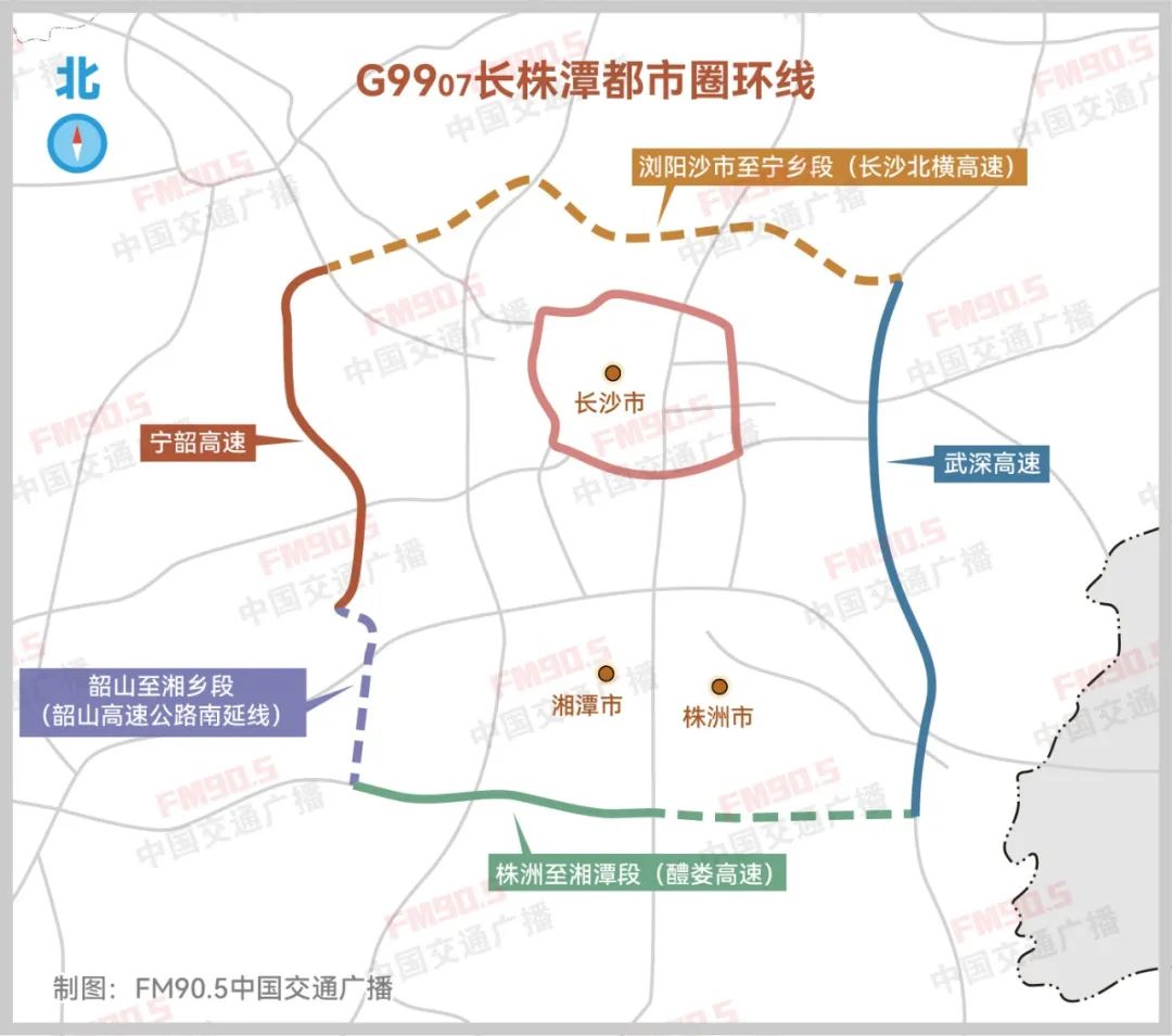 长沙北横线最新进展，一种观点分析及其地区影响